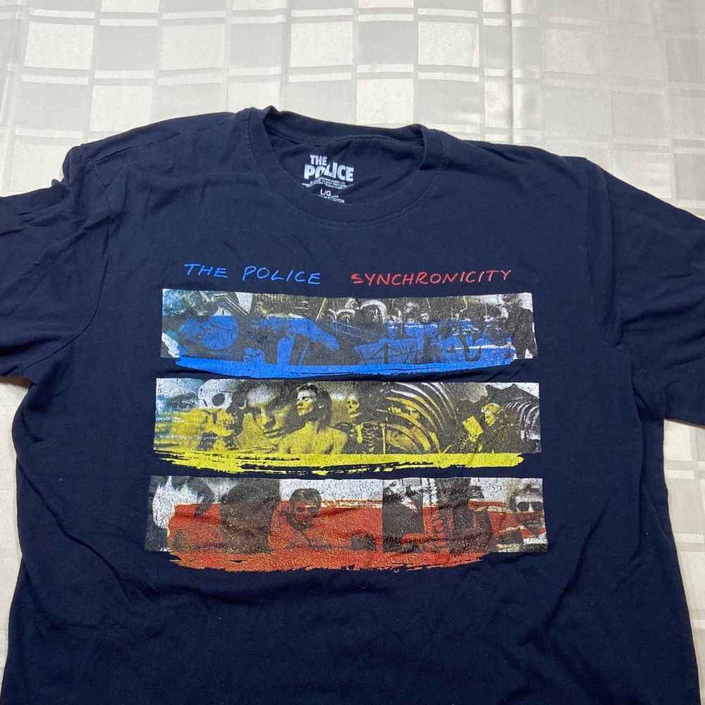 The Police Synchronicity Graphic Band Tee - Multicolor